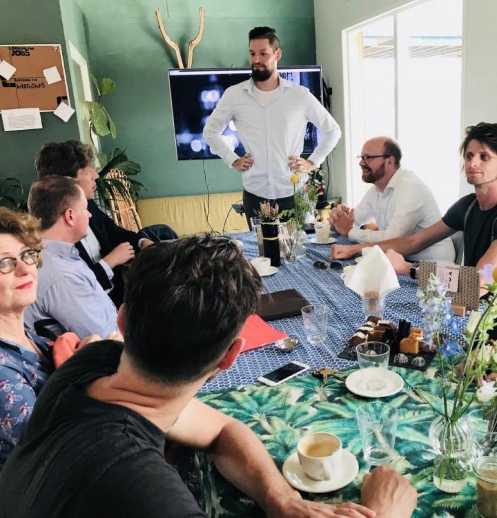 Amsterdam, 23 mei 2018, oprichting van de datavakbond. Foto: Iteke Schouten